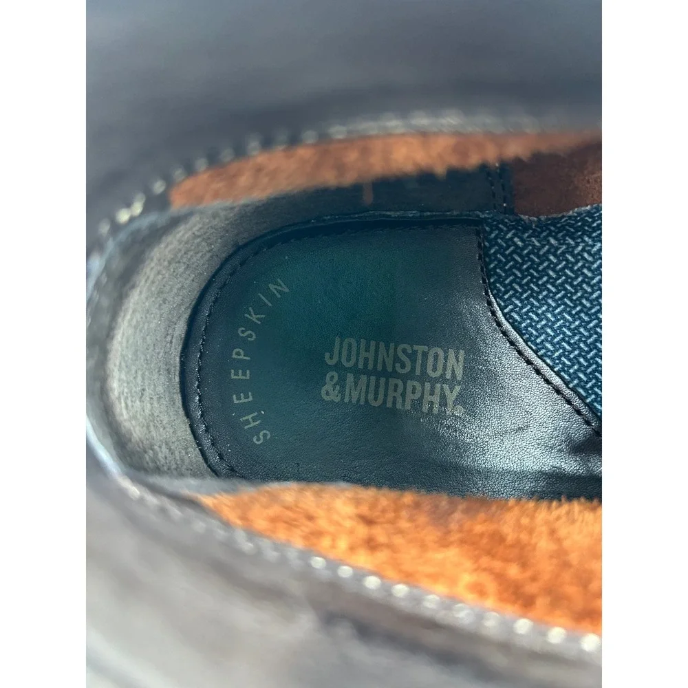 Johnston & Murphy Mens Brown Leather Chukka Boots Lace Up Shoes Size‎ 10.5